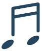 pictogramme note de musique