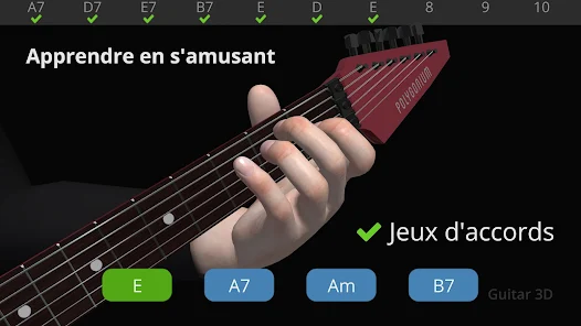 Guitar 3D aperçu de l'application