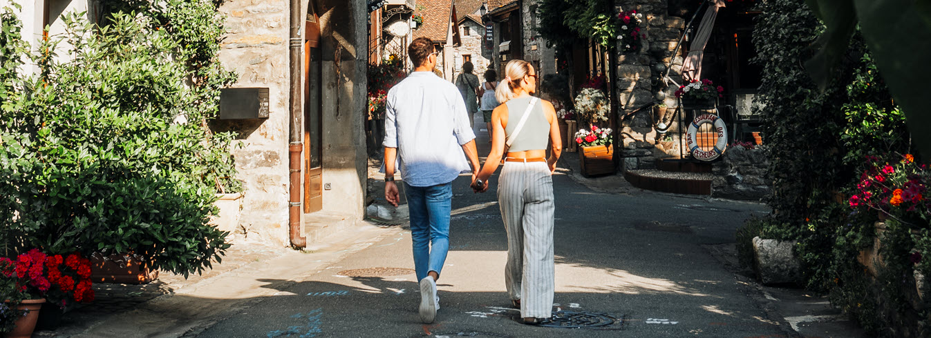 couple se promenant